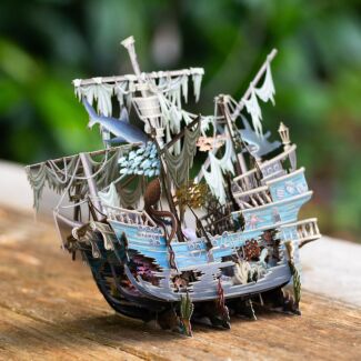 ‘Sunken Galleon’ 3D Greetings Card