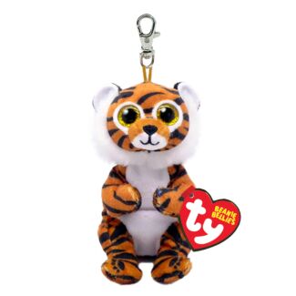 Clawdia Tiger Beanie Belly Key Clip