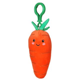 Softlings Salad & Veg Carrot Plush Key Clip