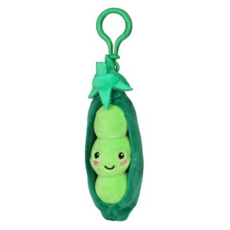Softlings Salad & Veg Peas Plush Key Clip