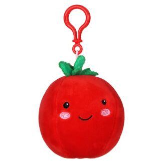 Softlings Salad & Veg Tomato Plush Key Clip
