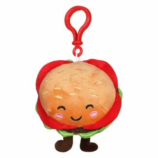 Softlings Foodies Burger Plush Key Clip