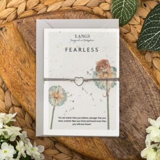 ‘Fearless’ Bracelet & Plantable Seed Card