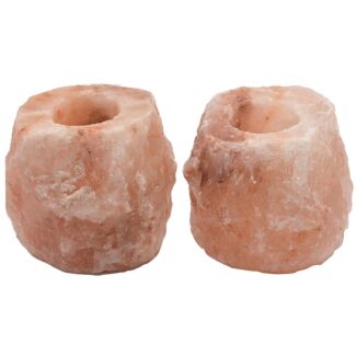 Himalayan Rock Salt Set of 2 Tealight Holders