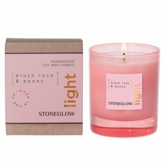 Elements – Light Blush Rose & Peony Candle