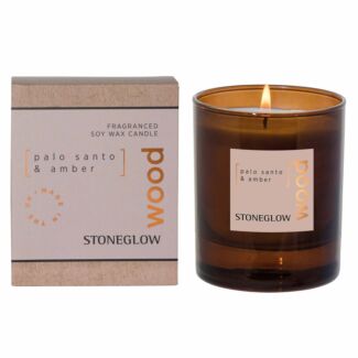 Elements – Wood Palo Santo & Amber Candle