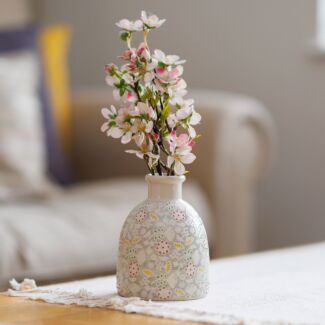 Ditsy Floral Large Ceramic Bud Vase