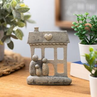 ‘All We Need is Each Other’ Pebble Family Ornament