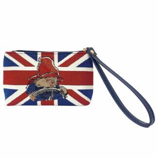 Union Jack Wristlet Pouch