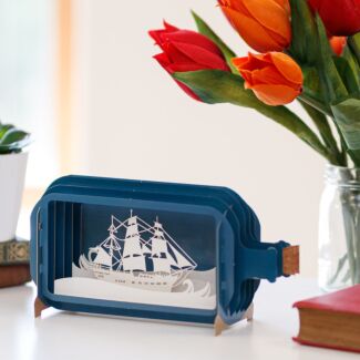 Ship Message in a Bottle Card