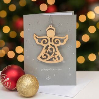Angel Keepsake Christmas Card