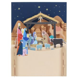 Nativity 3D Pop Up Christmas Card