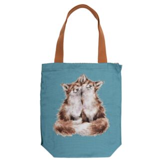 ‘Contentment’ Fox Canvas Tote Bag