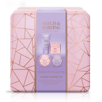 Jojoba, Vanilla & Almond Oil Luxury Pamper Tin Gift Set