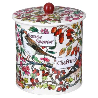 Birds in Hedgerow Biscuit Barrel