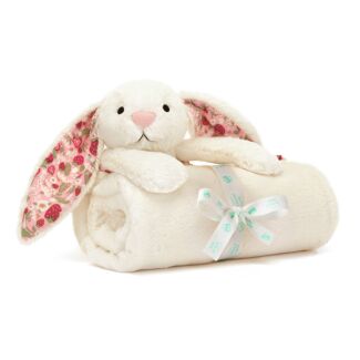 Blossom Cream Bunny ‘Berry’ Blankie