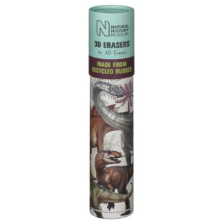 Dinosaur 3D Erasers In A Tube