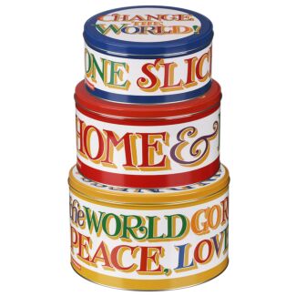 Brighter World Set of Three Round Cake Tins