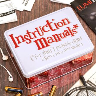 Instruction Manuals Tin