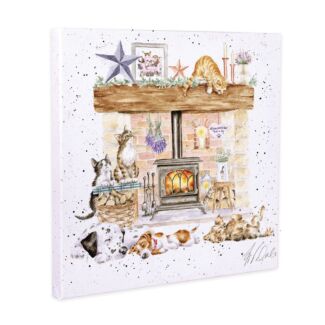 ‘There's No Place Like Home’ Cats & Dogs Large Canvas