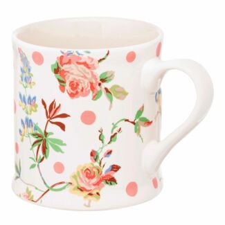 Polka Dots And Roses Mollie Mug