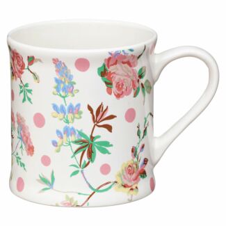 Polka Dots And Roses Mollie Mug