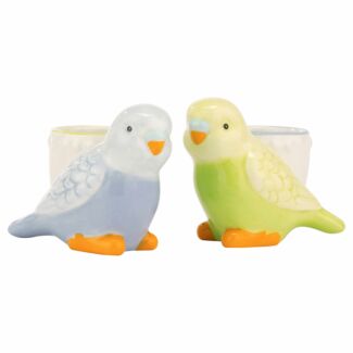 Budgies Set of 2 Egg Cups