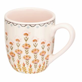 Pink Painted Table Breakfast Mug