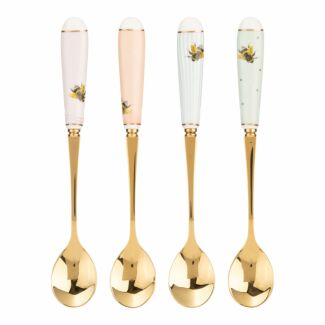 Bees Set Of 4 Tea Spoons