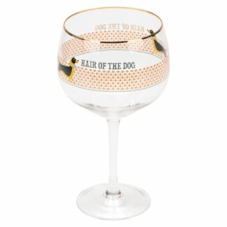 ‘Hair Of The Dog’ Sausage Doggie Gin Glass