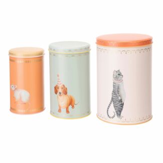 Set Of 3 Storage Tins