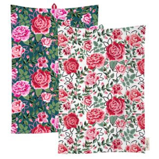 Dolly Rose Set of 2 Tea Towels