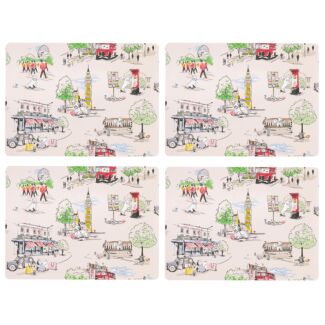 Billie Goes To Town London Set of 4 Placemats