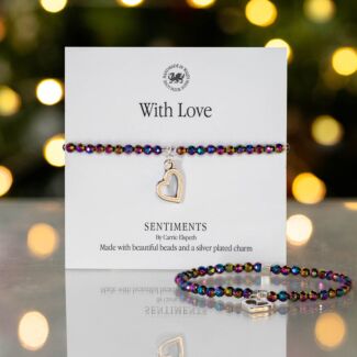 With Love Sentiment Bracelet
