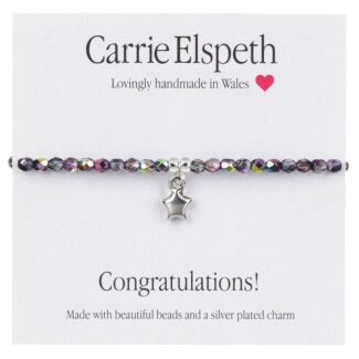 ‘Congratulations!’ Sentiment Bracelet