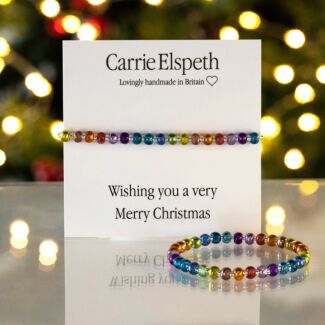 Very Merry Christmas Sentiment Bracelet