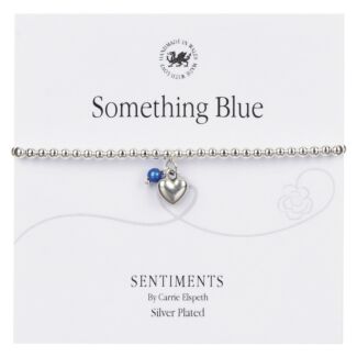 ‘Something Blue’ Wedding Sentiment Bracelet