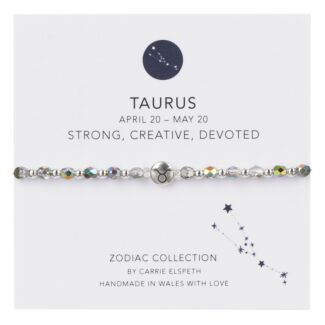 Taurus Zodiac Sentiment Bracelet