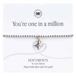 ‘You’re One In A Million’ Sentiment Bracelet