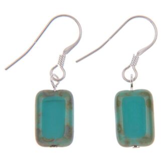 Picasso Rainbow Turquoise Earrings