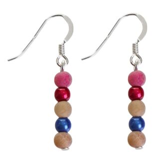 Pinks Miracle & Agate Earrings