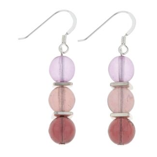 Purple Globes Earrings