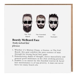 Country Gent ‘Beardy McBeard Face’ Card