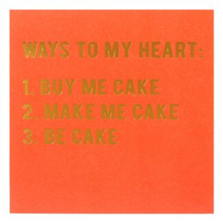 Cloud Nine ‘Be Cake’ Greetings Card 