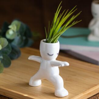 ‘Warrior’ Yoga Pose Mini Air Planter