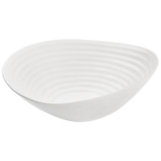 White Large Salad Bowl