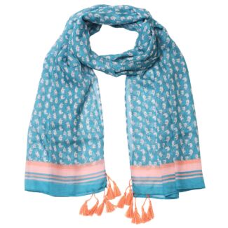 Moomin Teal Dot Scarf