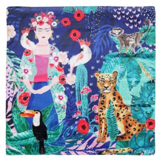 Frida Kahlo Tropical Square Scarf