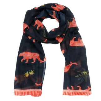 Heritage & Harlequin Leopard Scarf