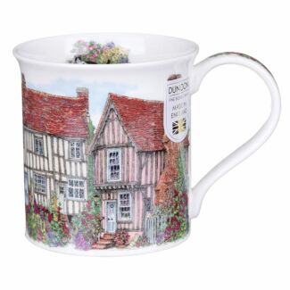 Country Cottages Timber Bute Shape Mug